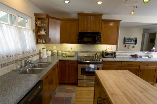 Cherry Cabinet Remodeling in Brenham